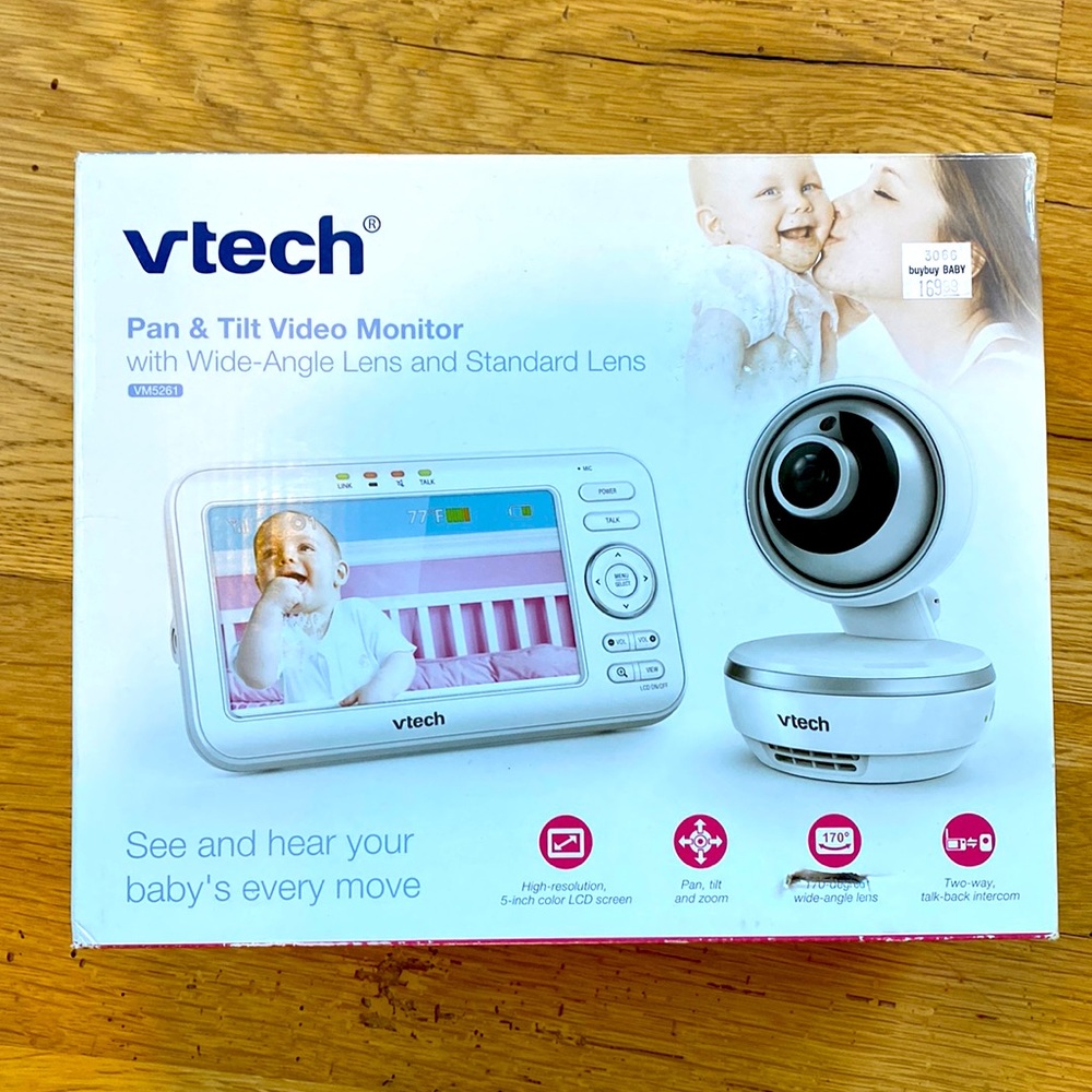 V tech pan and tilt baby monitor